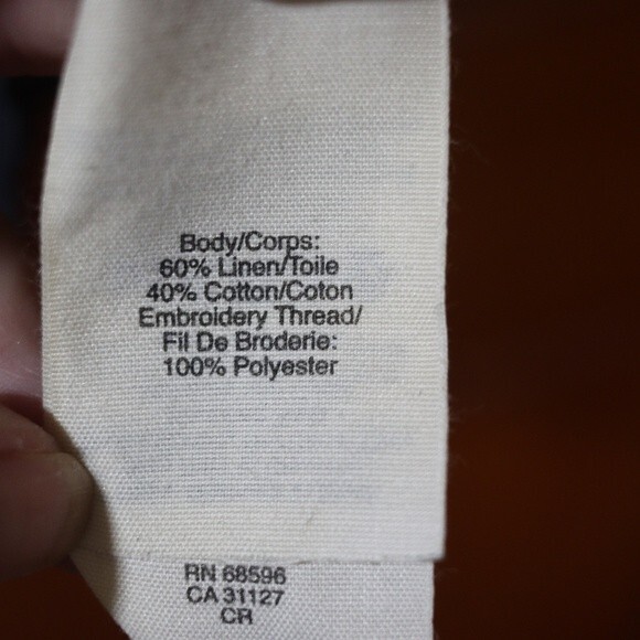 Pure DKNY Black Embroidered Cardigan Colorful Linen Blend Cropped Medium - Picture 13 of 13